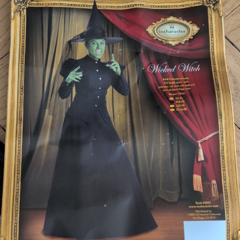 InCharacter Wicked Witch Costume - Black